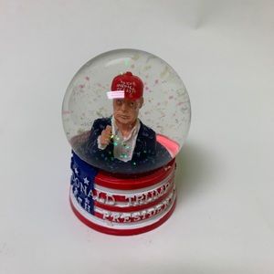 President Donald Trump snow globe